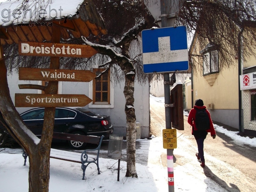 Keineswegs eine Sackgasse, zu Fuß kommt man (fast) überall hin.