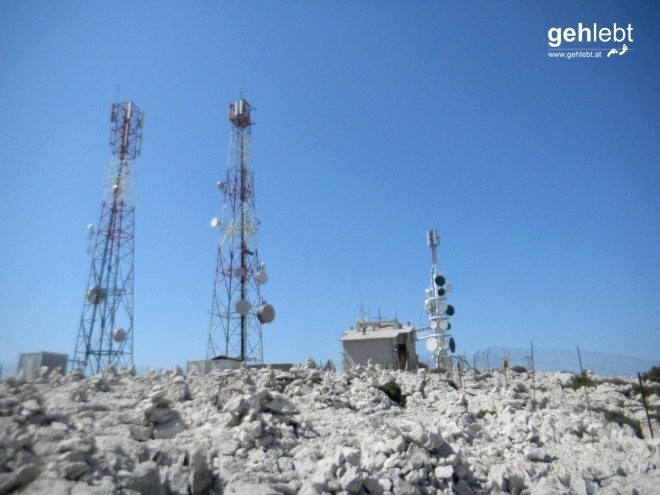 Der höchste Punkt der Insel Rab – Kamenjak (ca. 405m).