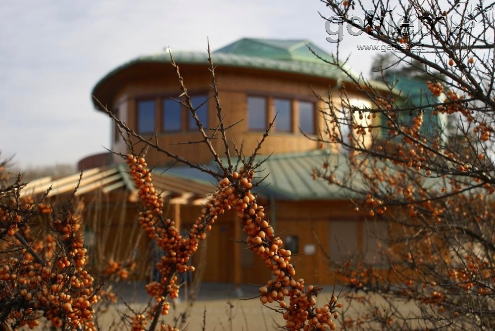 Am Nationalparkhaus in der Lobau.