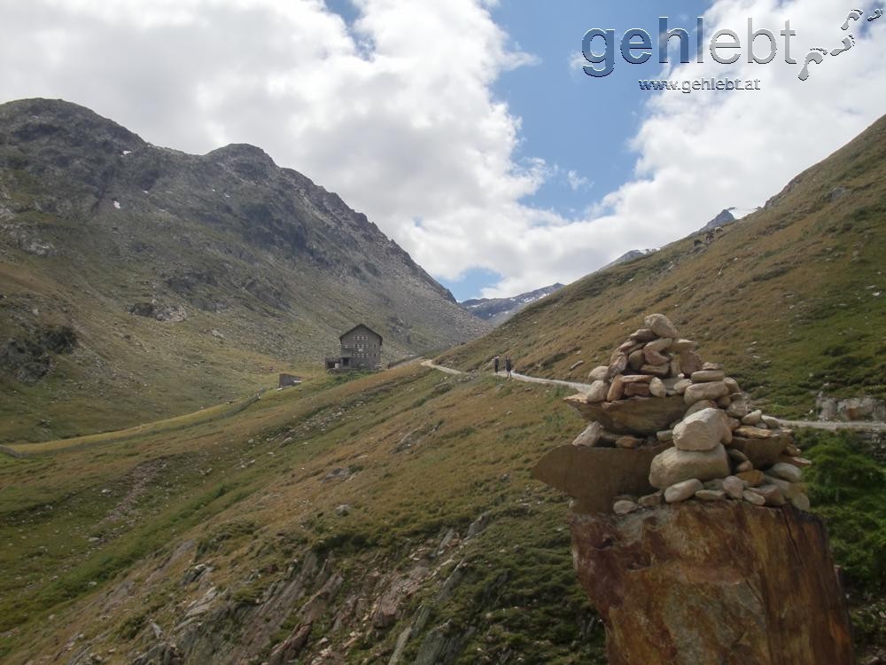 am Weg zur Martin-Busch-Hütte