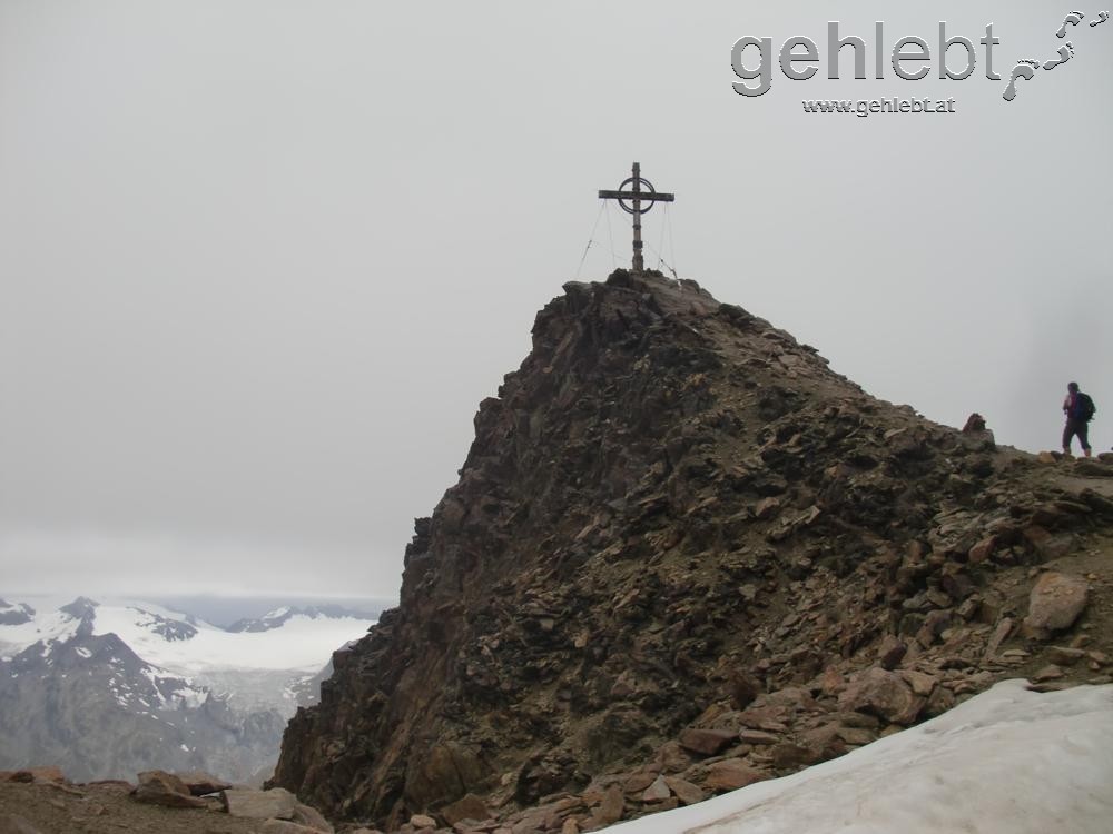 Gipfelaufbau der Kreuzspitze