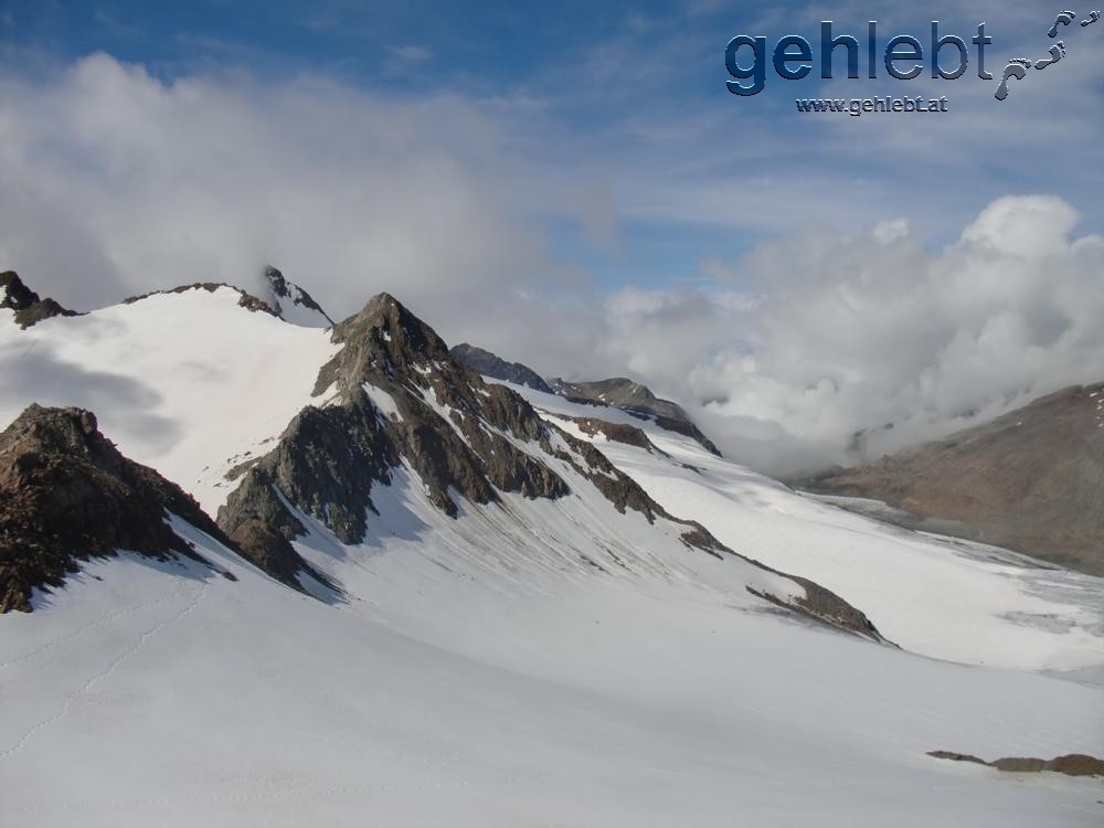 Blick auf den Hochjochferner.