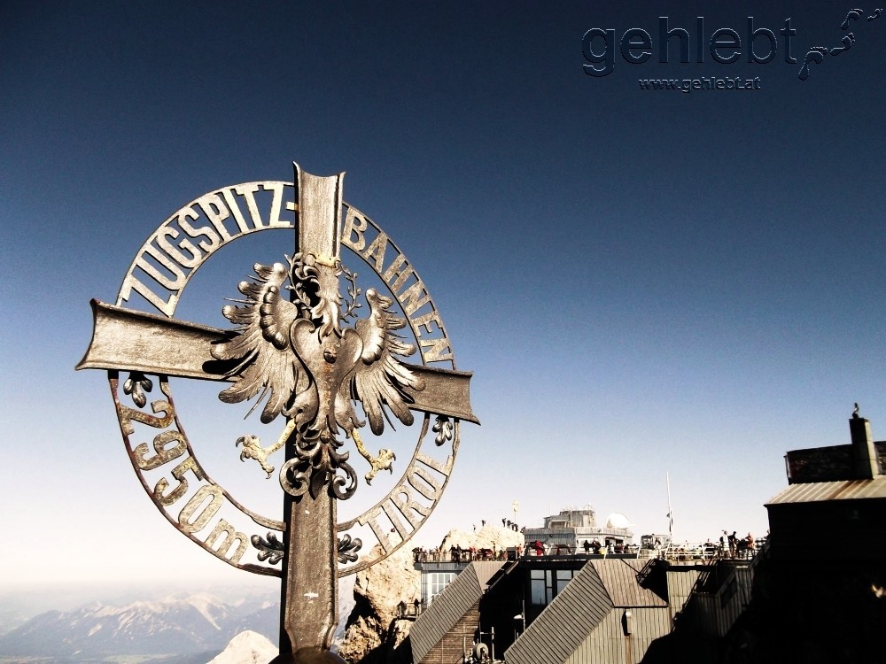 Mit der Tiroler Zugspitzbahn ging's bergab.