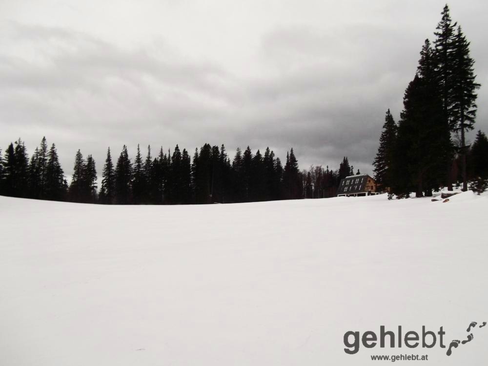 Winterwanderung Naturfreundehaus Knofeleben - am Naturfreundehaus Knofeleben