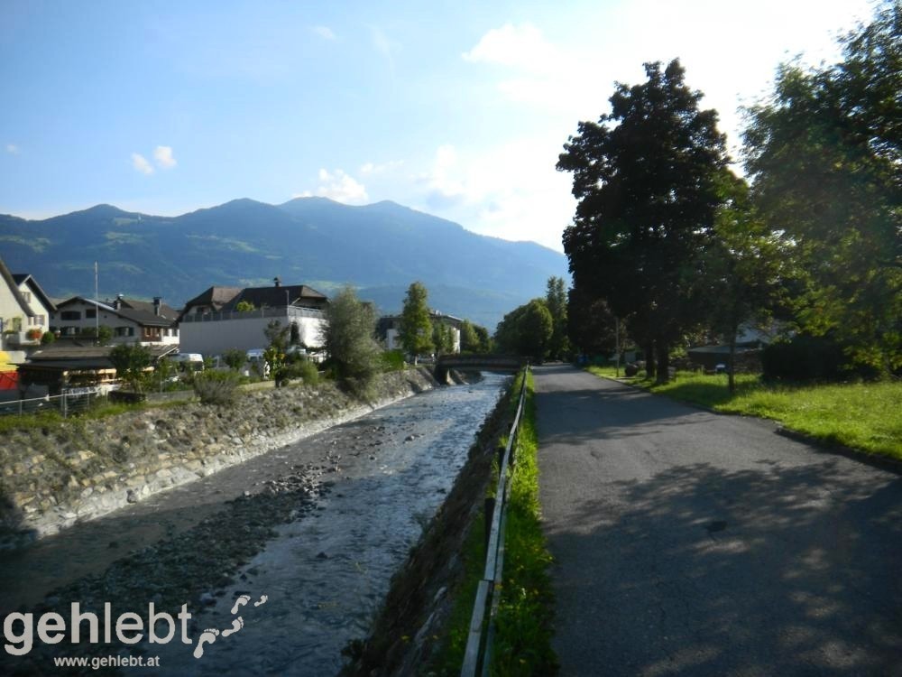 Augstenberg, Liechtenstein - die Meng kurz vor Nenzing