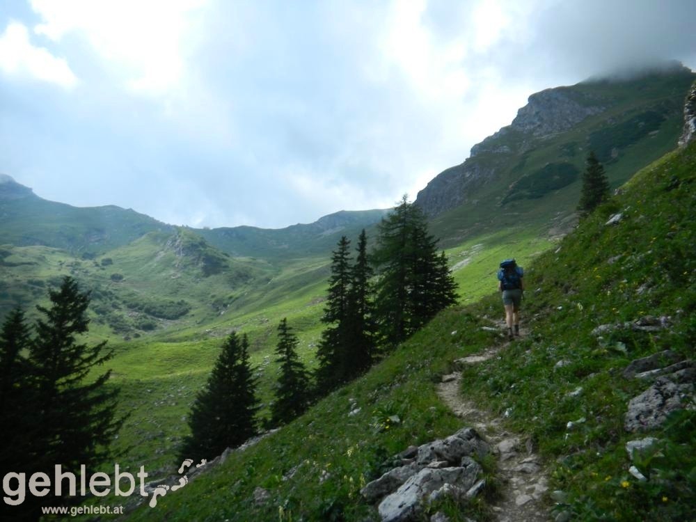 Augstenberg, Liechtenstein - Aufstieg zur Pfälzerhütte