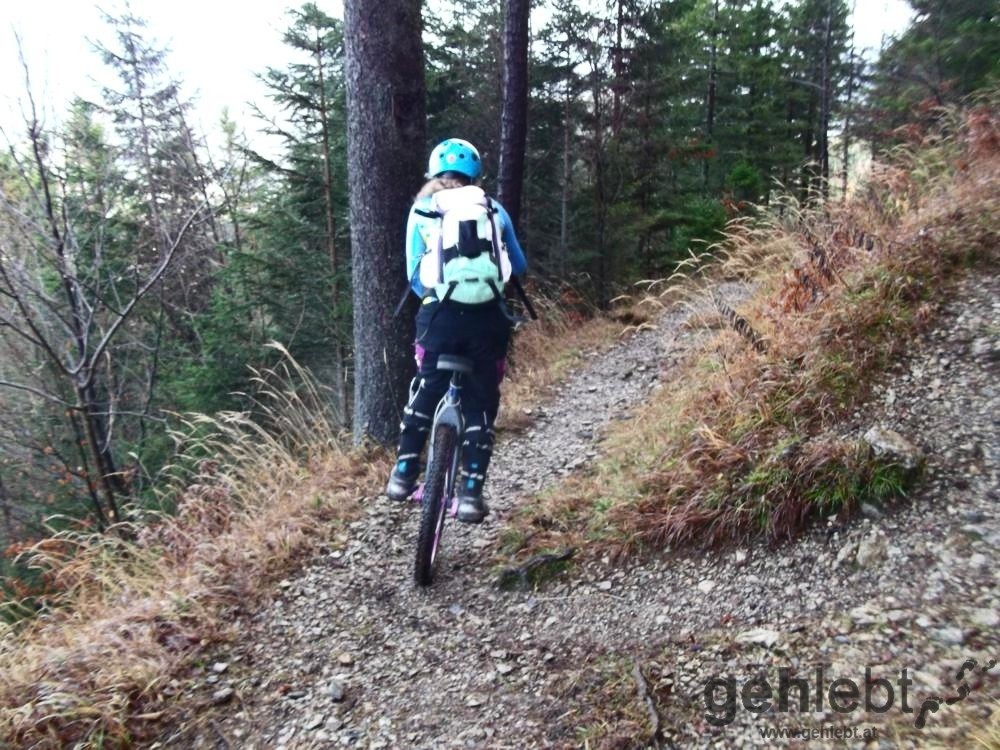 Mit dem Einrad den Berg runter: ich habe gestaunt.