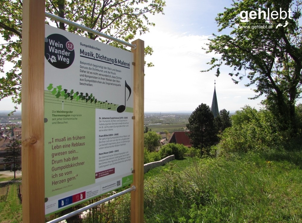 Aus alten Heimatfilmen kennen wir ihn lallend - Hans Moser hat Spuren in Gumpoldskirchen hinterlassen.