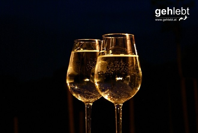 Wein in Hülle und Fülle.