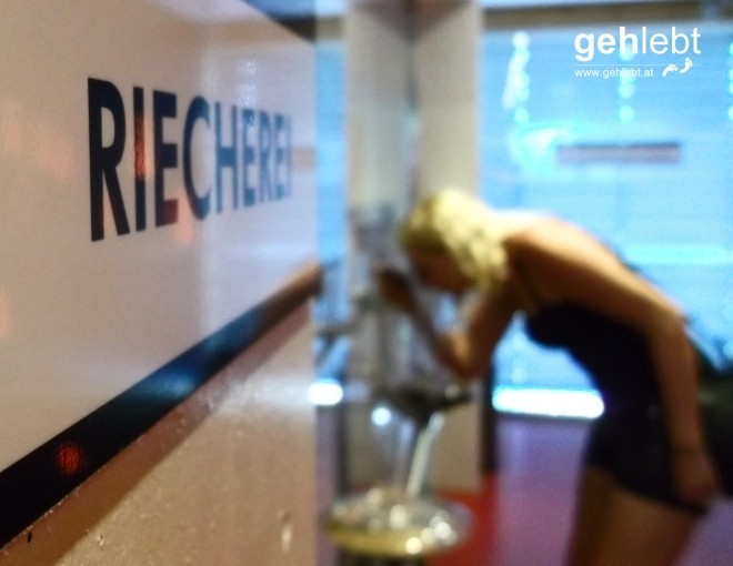 Mit dem richtigen Riecher setzen wir den Rundgang fort.