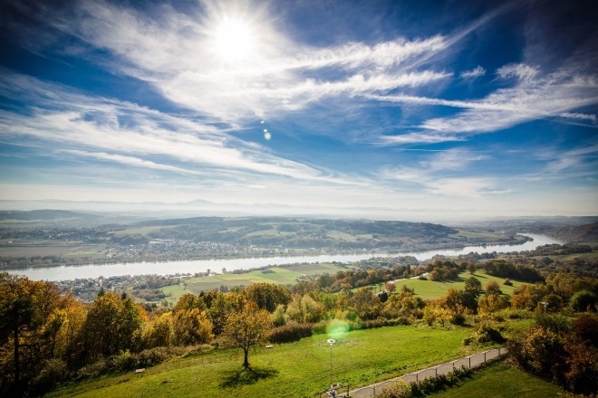 Ausblick von Maria Taferl, Weitwanderweg Nibelungengau. © Hotel Schachner / wk-photography.net