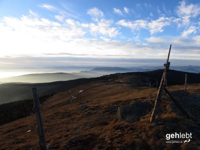 Am Gipfel der Gefühle angekommen, 1.874m Zöhrerkogel pur.
